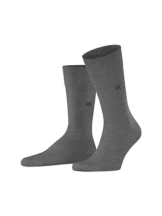 BURLINGTON | Herren Socken DUBLIN SO 40-46 steel mel. | 